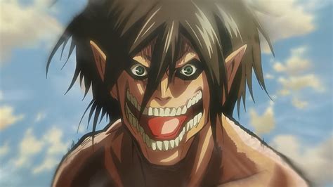 Nov 2, 2023 · The first time Eren actually taps into his hidden power and turns into a Titan is five years after that fateful day when the 104th Cadets have graduated and are waiting for enlistment in Trost ... 